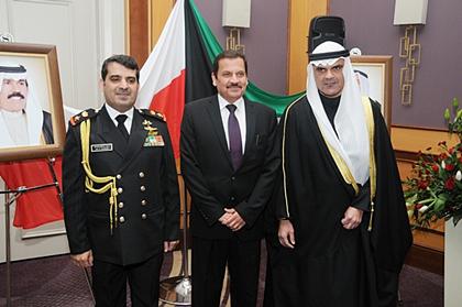 ambasador Emiratów Arabskich i ambasador Kuwejtu