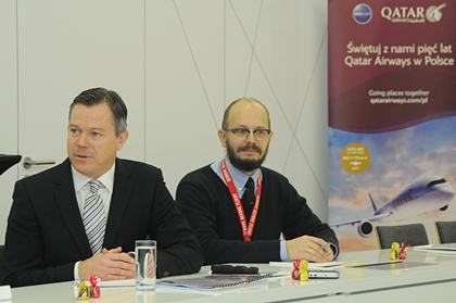 Jonathan Harding, konferencja Qatar Airways