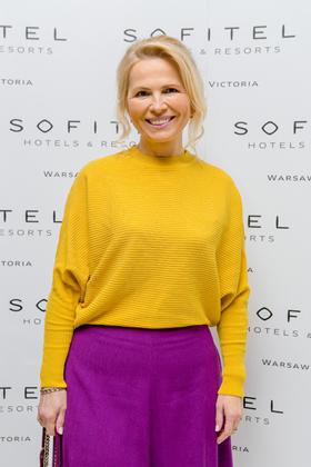 Anna Jurksztowicz w hotelu Sofitel