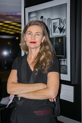Lidia Popiel na wystawie